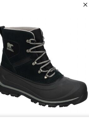 Sorel Men's Buxton Lace Waterproof Winter Boots Black 9.5